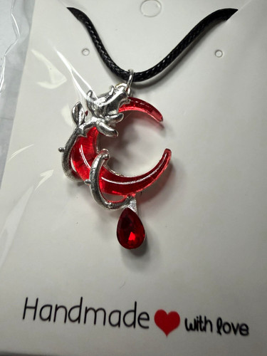 Halskette mond anhänger - halskette, charm