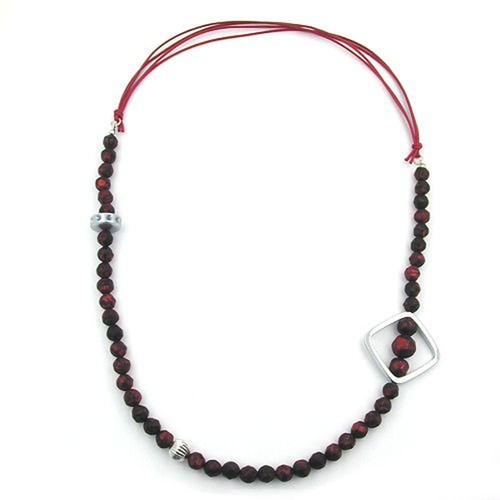 Kette 8mm kunststoffperlen - kette,