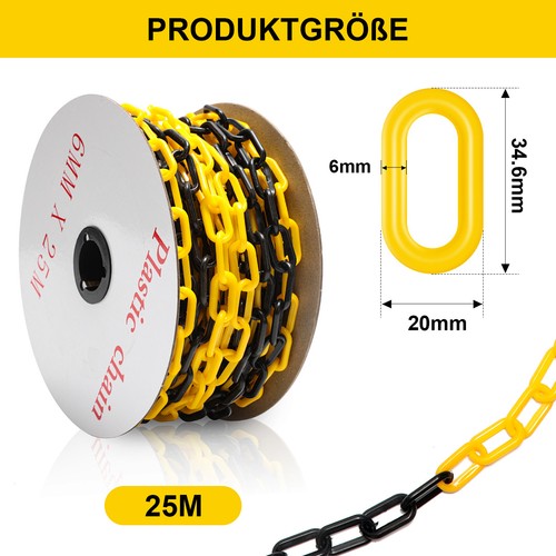 Absperrkette 25m 50m warnkette - absperrkette, 25m/50m