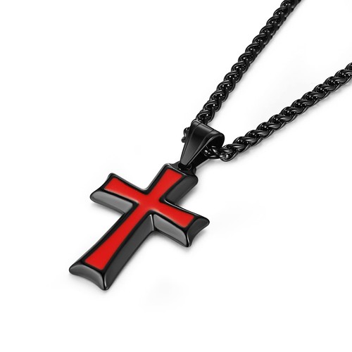 Halskette edelstahl kreuz - halskette,