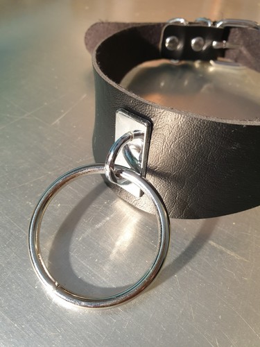 Choker ringchoker halsband - ringchoker, mit