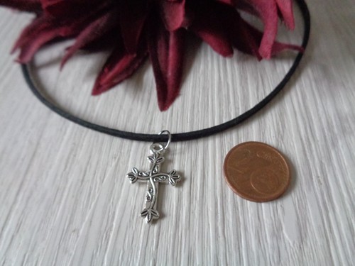 Einfache veloursleder choker - einfache,