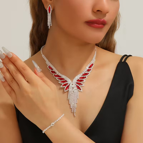 Teiliges damen schmuckset - 4-teiliges,
