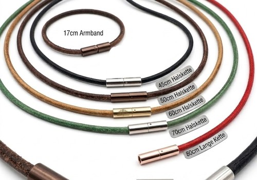 3mm lederkette armband - 3mm,