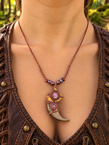 Boho halskette mit - boho,