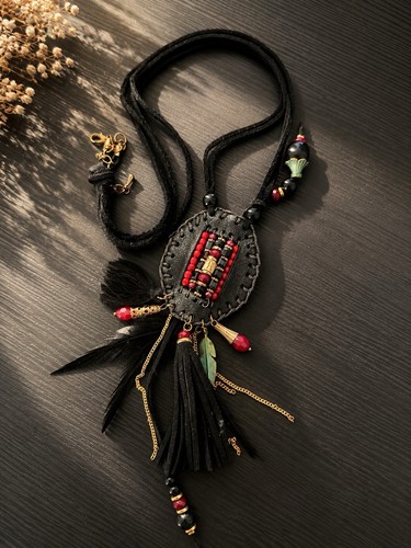 Boho lange halskette - lange,