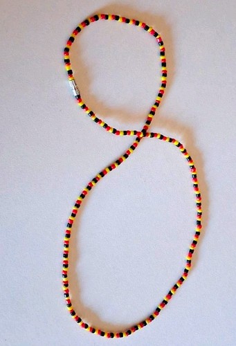 Mehrfarbige perlenkette - mehrfarbige,