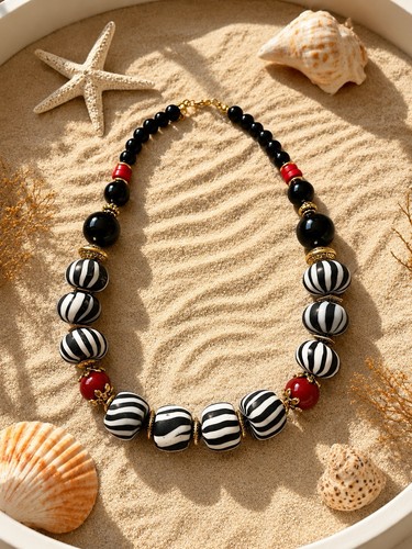 Statement perlenkette - statement,