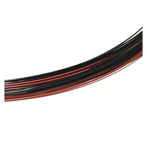 Kette stahlseil schwarz rot - kette,