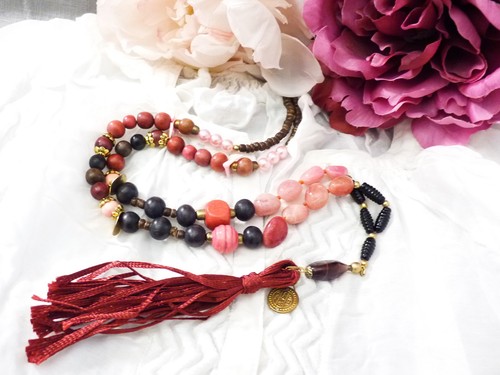 Lang erdbeer quarz boho - lang,