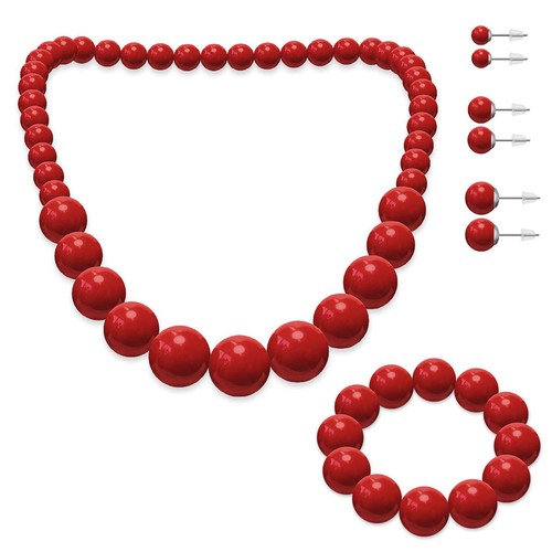 Schmuckset perlenkette armband - schmuckset,