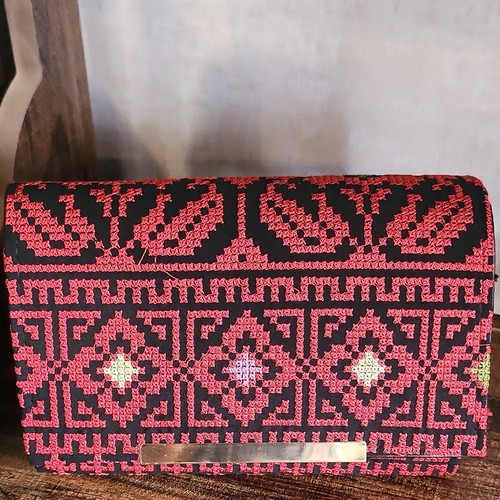 Damen clutch rot schwarz - damen, rot/schwarz