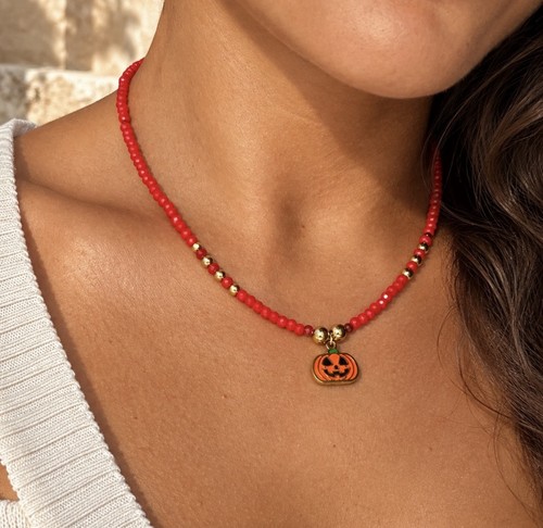 Handgemachter halloween choker - handgemachter,
